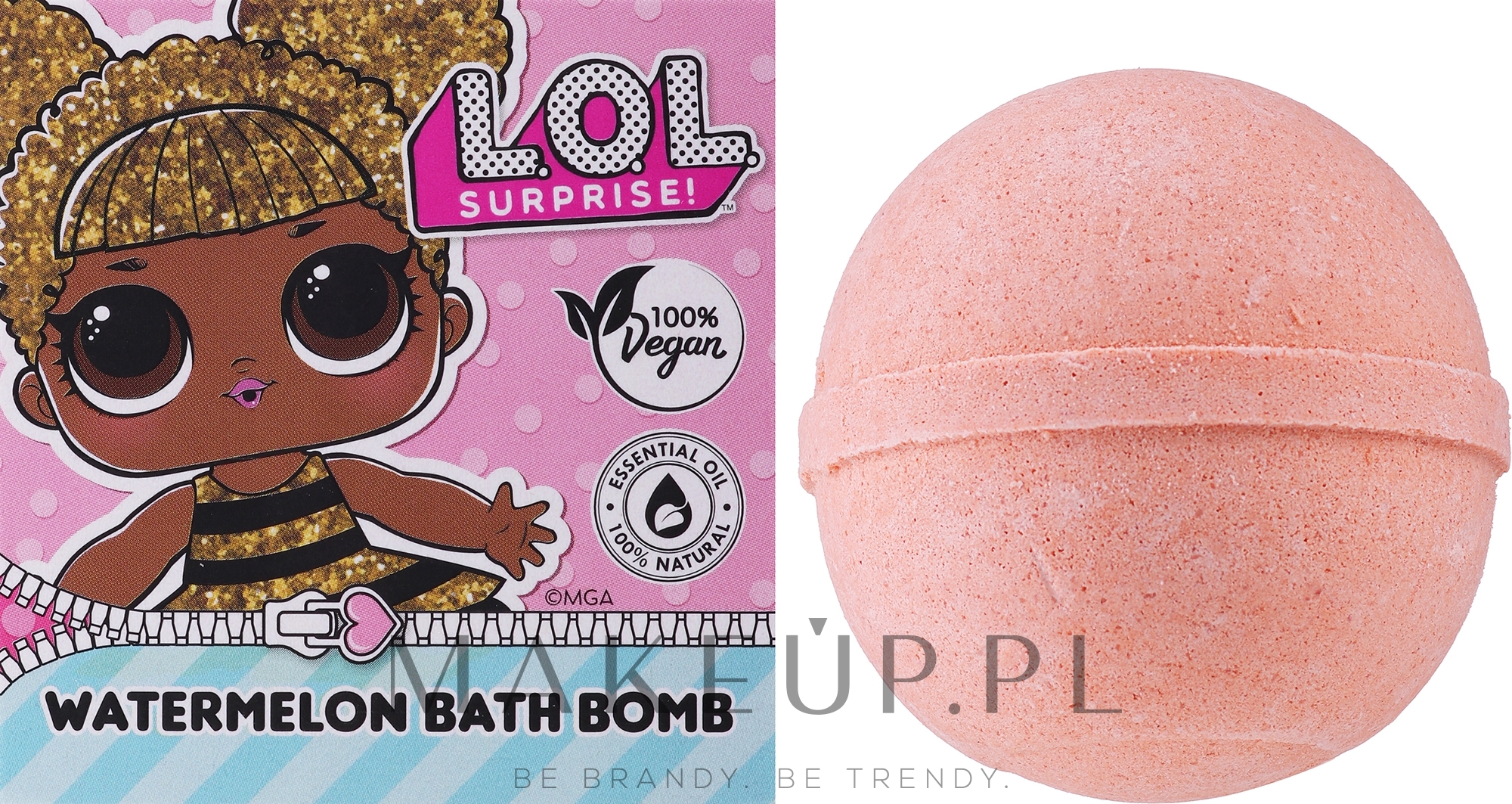 Kula do kąpieli Arbuz - Bi-es L.O.L. Surprise! Bath Bomb Watermelon — Zdjęcie 165 g