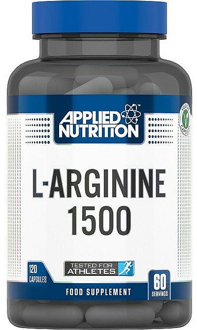 Suplement diety w kapsułkach L-Arginina - Applied Nutrition L-Arginine 1500 — Zdjęcie N1