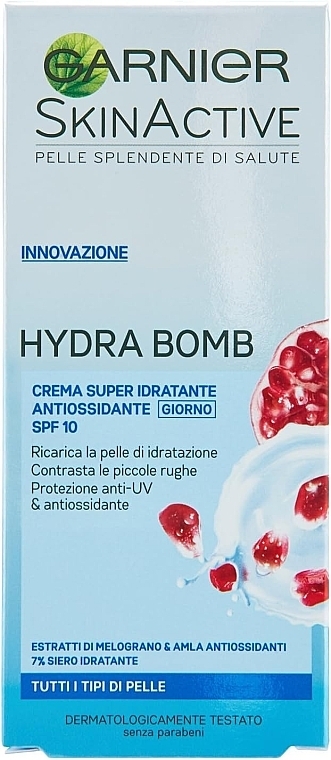 Krem nawilżający do twarzy - Garnier Skin Active Hydra Bomb SPF10 — Zdjęcie N1