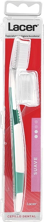 Szczoteczka do zębów, miękka, zielona - Lacer Technic Toothbrush — Zdjęcie N1