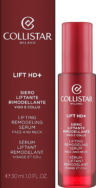 Serum do twarzy i szyi - Collistar Lift HD+ Lifting Remodeling Serum — Zdjęcie N2