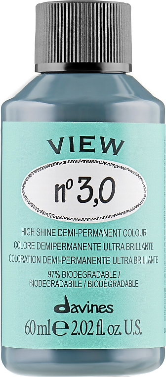 Półtrwała farba do włosów - Davines View High Shine Demi-Permanent Colour