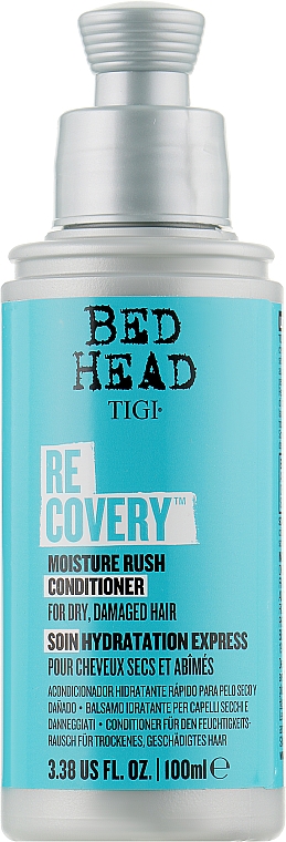 Nawilżająca odżywka do włosów suchych i zniszczonych - Tigi Bed Head Recovery Moisture Rush Conditioner