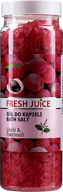 Sól do kąpieli - Fresh Juice Litchi & Patchouli — Zdjęcie N1