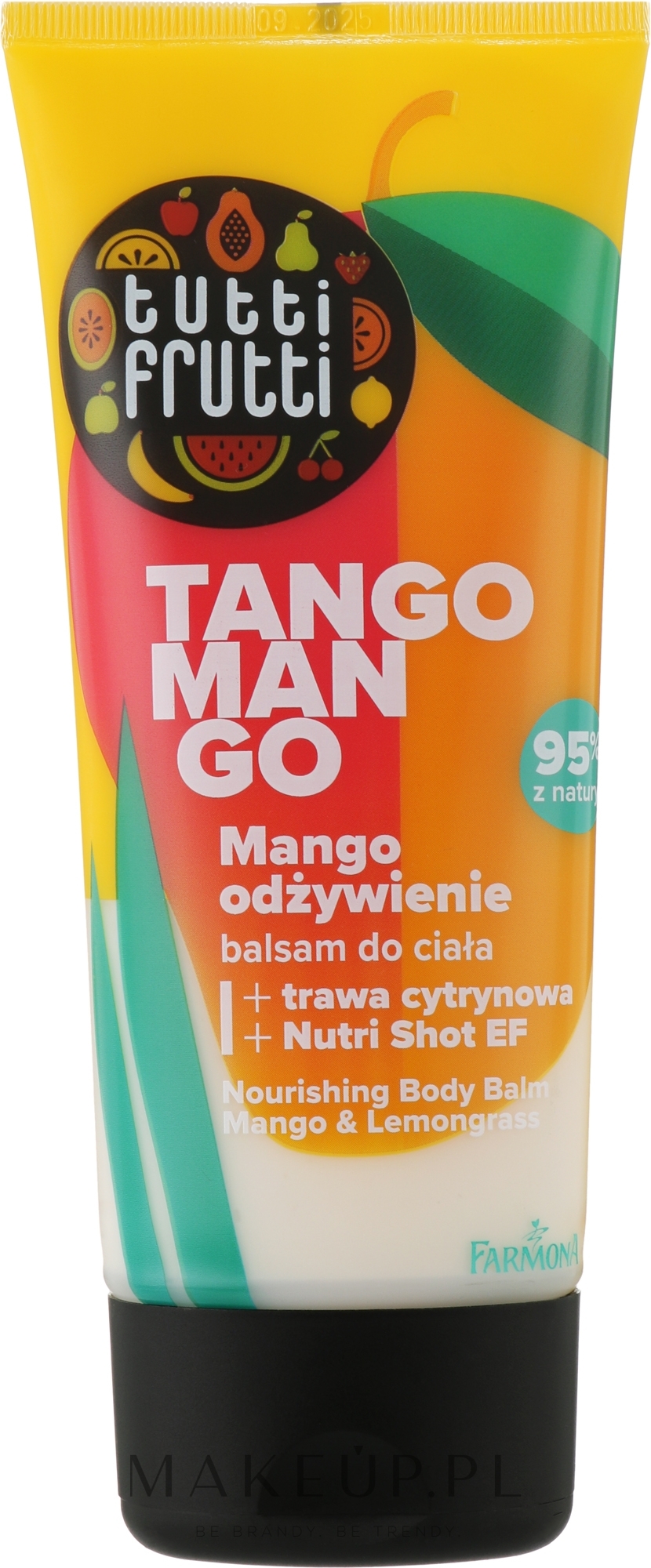 Balsam do ciała Tango mango - Farmona Tutti Frutti Mango & Lemongress Nourishing Body Balm — Zdjęcie 200 ml