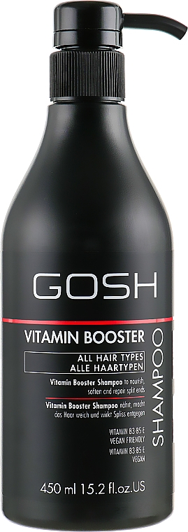 Witaminowy szampon do włosów - Gosh Copenhagen Vitamin Booster Shampoo — Zdjęcie N3