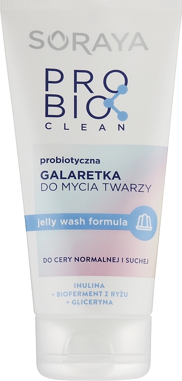 Żel do mycia twarzy z probiotykami do skóry normalnej i suchej - Soraya Probio Clean — Zdjęcie N1