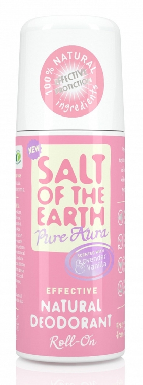 Naturalny dezodorant w kulce - Salt of the Earth Lavender And Vanilla Natural Roll-On Deodorant — Zdjęcie N1