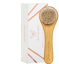 Kup Bambusowa szczoteczka do masażu twarzy - Crystallove Bamboo Face Brush