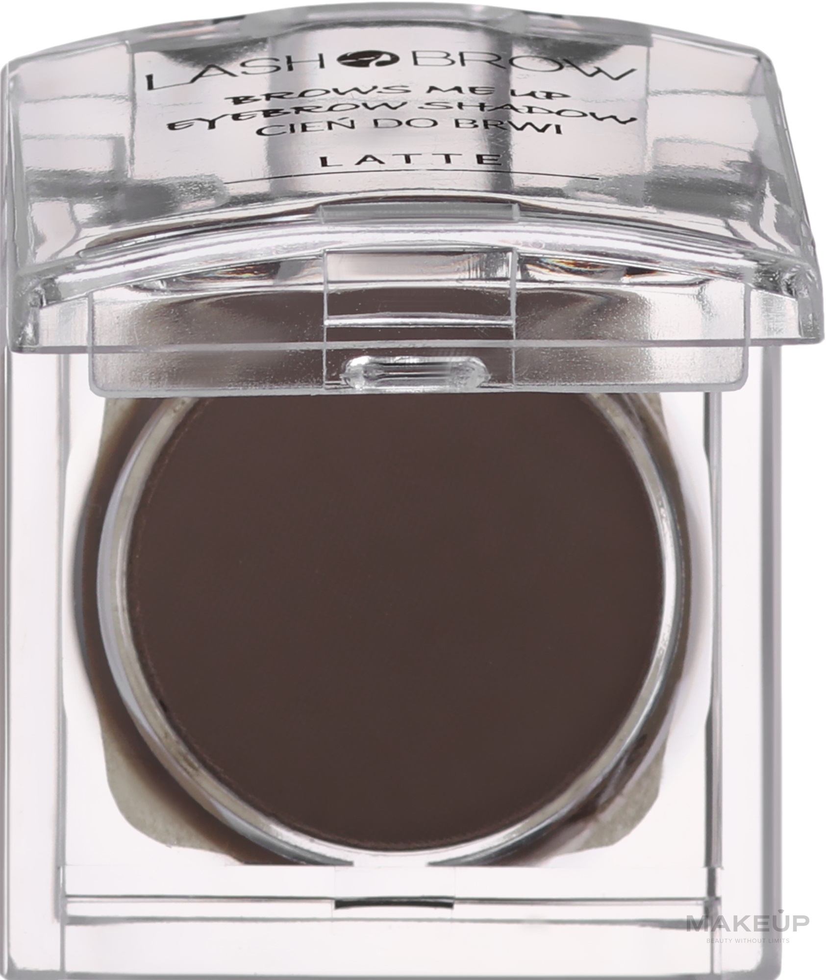 WYPRZEDAŻ Zestaw do brwi - Lash Brow Stamp Brows 5 (br/shadow 2 g + brush + acc) * — Zdjęcie Latte