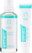 Zestaw do wrażliwych zębów - Elmex Sensitive (t/paste 75 ml + mouthwash 400 ml) — Zdjęcie N2