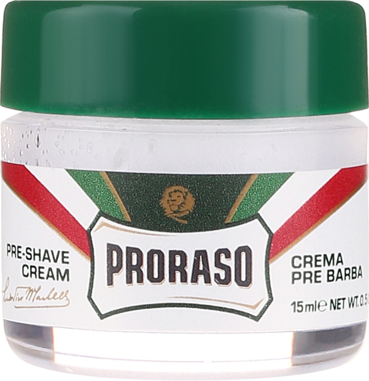 Krem do golenia z wyciągiem z eukaliptusa i mięty - Proraso Green Line Pre-Shaving Cream (miniprodukt) — Zdjęcie N1