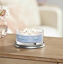 Świeca zapachowa w szkle, Ocean Air, 5 knotów - Yankee Candle Singnature — Zdjęcie N3