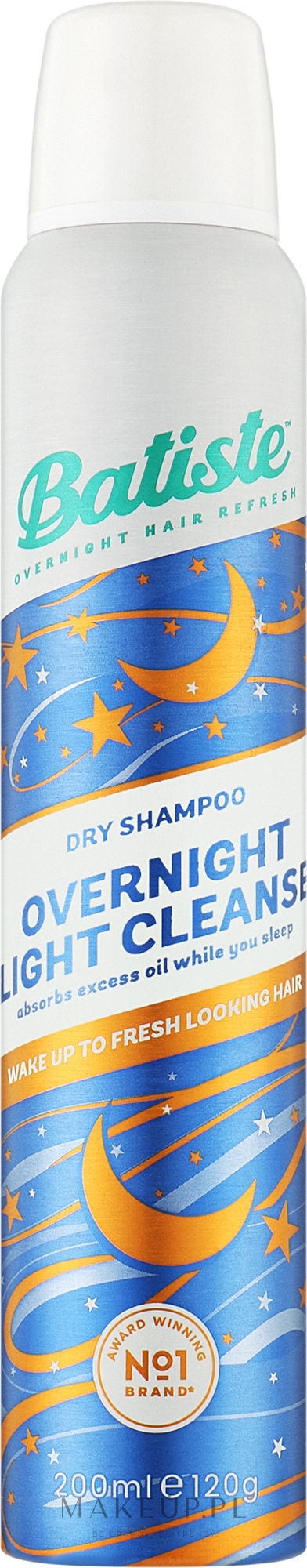Suchy szampon do włosów - Batiste Overnight Light Cleanse Dry Shampoo — Zdjęcie 200 ml