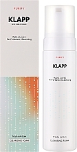 Pianka oczyszczająca o potrójnym działaniu - Klapp Multi Level Performance Purify Cleansing Foam — Zdjęcie N2