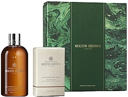 Molton Brown Re-Charge Black Pepper - Zestaw (sh/gel/300ml + b/scrab/250g) — Zdjęcie N1