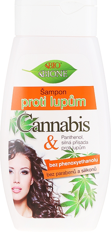 Szampon przeciwłupieżowy z olejem konopnym - Bione Cosmetics Cannabis Anti-Dandruff Shampoo