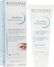 Kup PRZECENA! Środek do codziennej pielęgnacji podrażnionej skóry powiek 3 w 1 - Bioderma Atoderm Intensive Eye 3in1 Anti-Irritation Care *