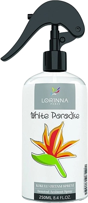 Aromatyczny spray do domu - Lorinna Paris White Paradise Scented Ambient Spray — Zdjęcie N1