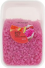 Gruboziarnista sól do kąpieli Guawa - Organique Coarse-Grained Bath Salt Guava — Zdjęcie N1