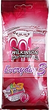 Jednorazowe maszynki do golenia, 4 szt. - Wilkinson Sword Everyday 3 Women — Zdjęcie N1