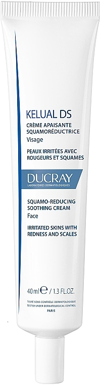 Zmiękczający krem do skóry eliminujący łuszczenie - Ducray Kelual Ds Squamo-Reducing Soothing Cream