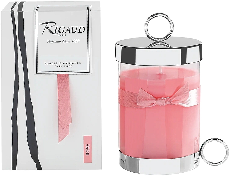 PRZECENA! Świeca zapachowa Róża - Rigaud Paris Rose Scented Candle * — Zdjęcie N1