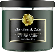 Kup Świeca zapachowa w słoiku - Village Candle Gentlemens Collection Silver Birch & Cedar