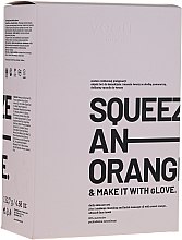 Zestaw do demakijażu i masażu twarzy - Veoli Botanica Squeeze An Orange (oil 132,7 g + towel) — Zdjęcie N2