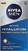 Kup Przeciwzmarszczkowy krem do twarzy dla mężczyzn - NIVEA MEN Hyaluron