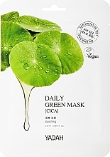 Kup Łagodząco-nawilżająca maska w płachcie z wąkrotą azjatycką - Yadah Daily Green Mask Cica