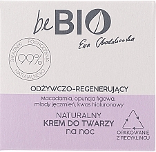 Kup Naturalny krem odżywczo-regenerujący do twarzy na noc - BeBio