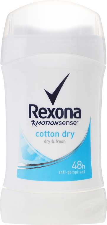 Antyperspirant w sztyfcie - Rexona MotionSense Cotton Dry Anti-Perspirant Stick — Zdjęcie N1
