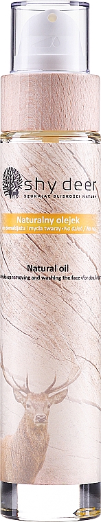 Naturalny olejek do demakijażu i mycia twarzy - Shy Deer Natural Oil — Zdjęcie N1