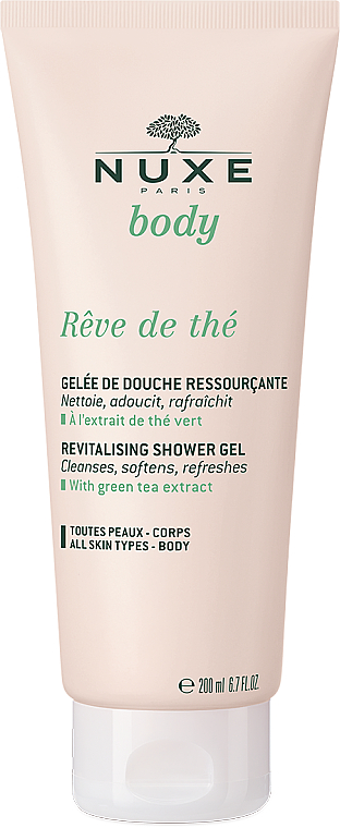 NUXE Body Rêve de Thé - Rewitalizujący żel pod prysznic 200 ml