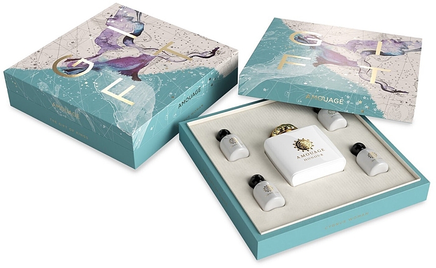 Amouage Cygnus Honour Woman Set, 5 produktów - Zestaw — Zdjęcie N1