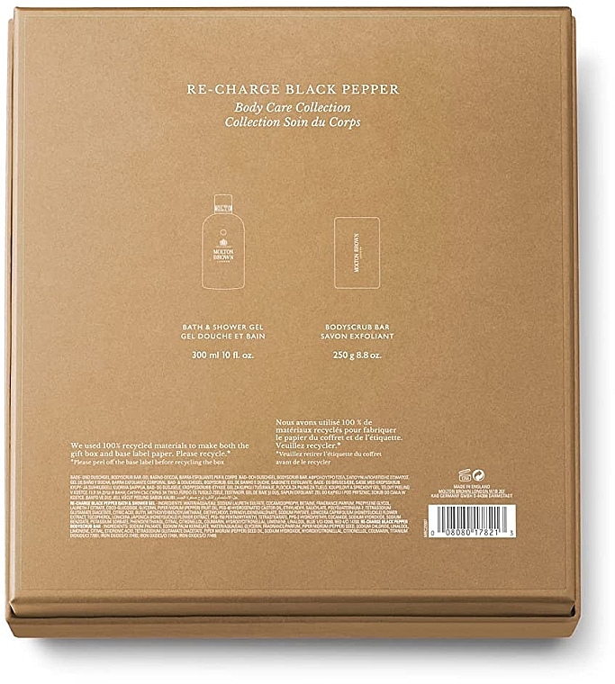 Molton Brown Re-Charge Black Pepper Set - Zestaw (sh/gel 100 ml + soap 250 g) — Zdjęcie N2