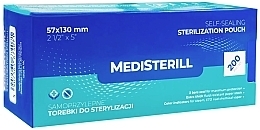 Torebki do sterylizacji narzędzi w autoklawie 5,7 x 13 cm, 200 szt. - MediSterill Self-Sealing Sterelization Pouch — Zdjęcie N1