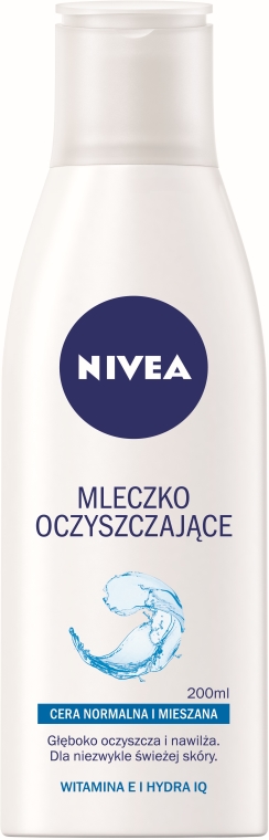 Oczyszczające mleczko do cery normalnej i mieszanej - NIVEA Aqua Effect Refreshing Cleansing Milk — Zdjęcie N1