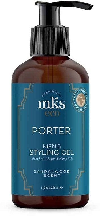 Żel do układania włosów - MKS Eco Porter Men’s Styling Gel Sandalwood Scent — Zdjęcie N1