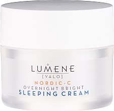 Krem na noc z witaminą C - Lumene Valo [Light] Overnight Bright Vitamin C Sleeping Cream — Zdjęcie N2