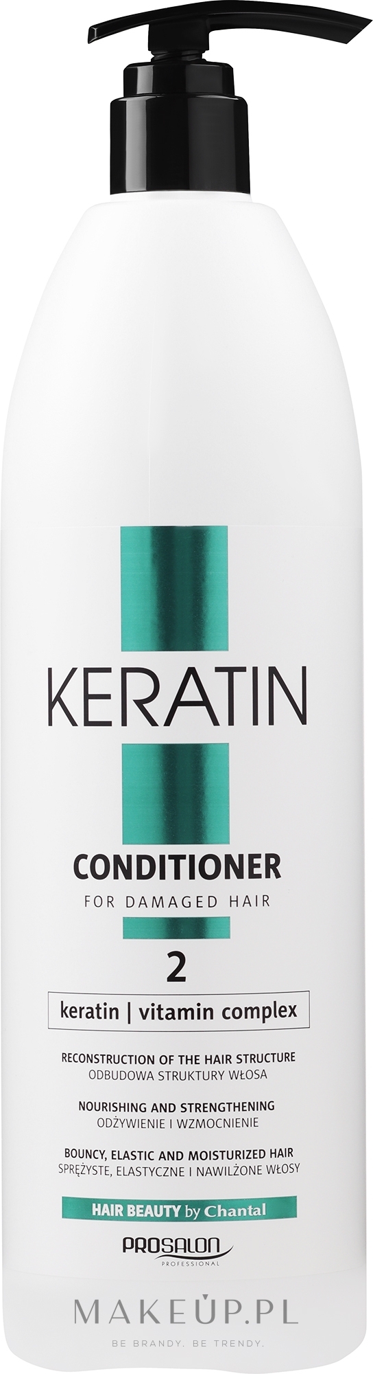 Keratynowa odżywka do włosów zniszczonych - Prosalon Keratin Hair Repair — Zdjęcie 1000 g