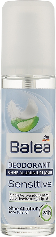 Dezodorant-antyperspirant z aloesem - Balea Sensitive Deodorant — Zdjęcie N1