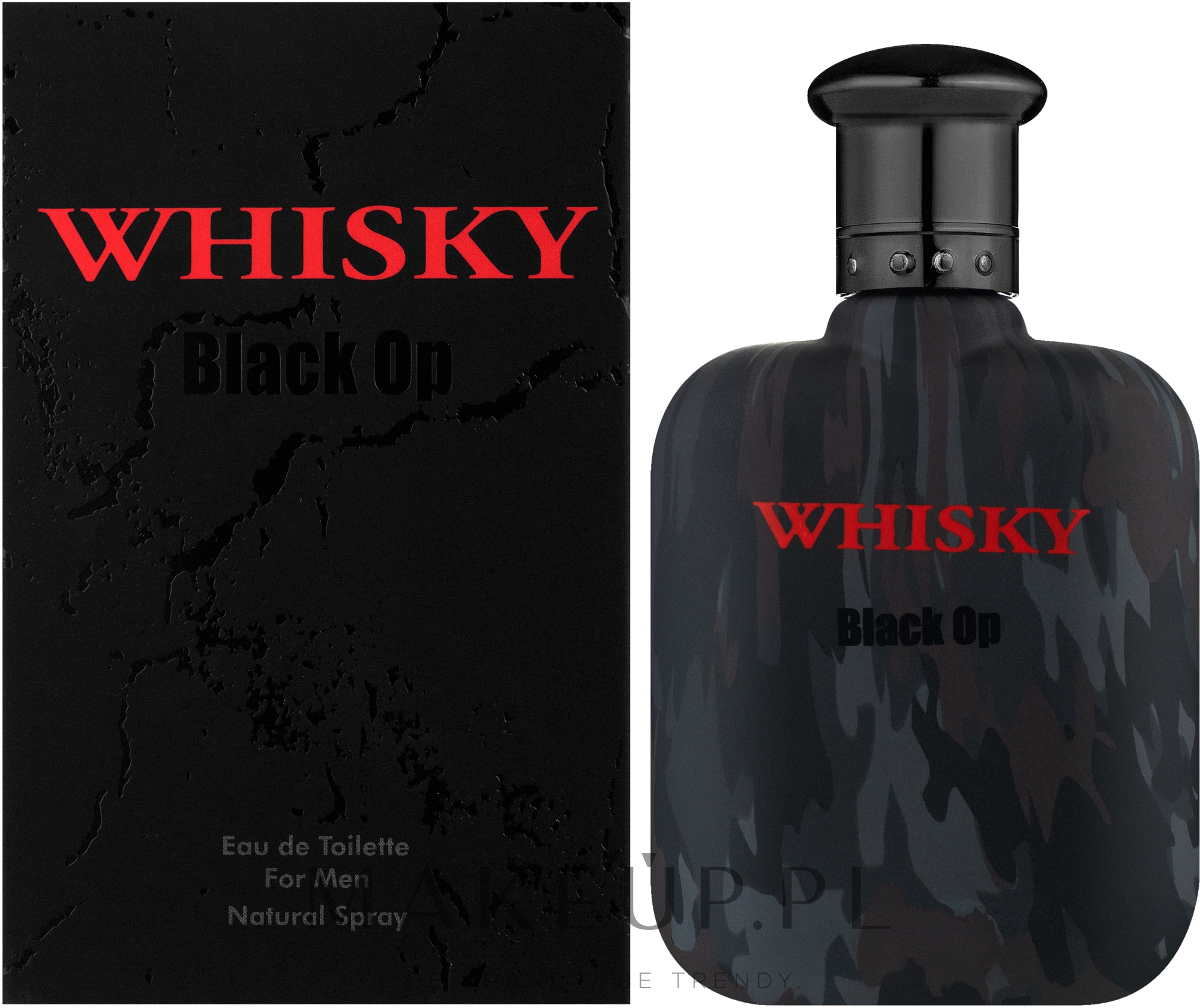 Evaflor Whisky Black Op - Woda toaletowa dla mężczyzn — Zdjęcie 100 ml