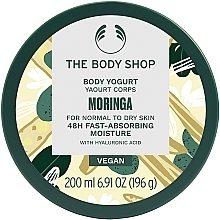 Prebiotyczny jogurt do ciała Boso po mchu - The Body Shop Body Yogurt Moringa  — Zdjęcie N1