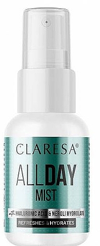 Nawilżająca mgiełka do twarzy - Claresa All Day Mist — Zdjęcie N1