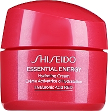 PREZENT! Nawilżający krem do twarzy z ekstraktem z korzenia żeń-szenia - Shiseido Essential Energy Hydrating Cream — Zdjęcie N2