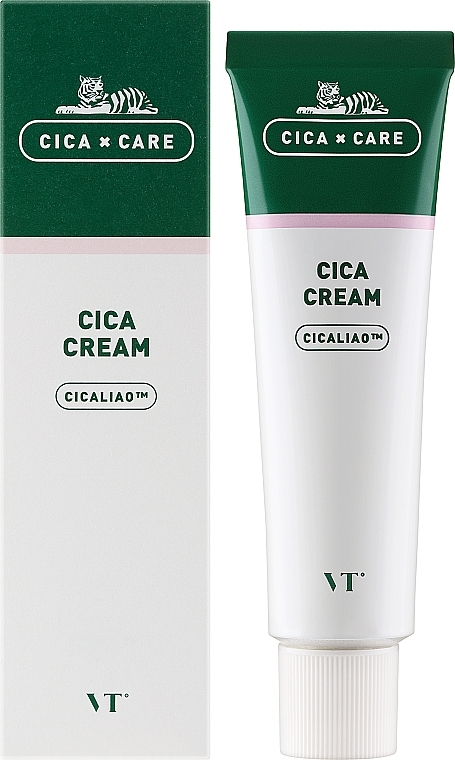 Kojący krem do skóry wrażliwej z centellą - VT Cosmetics Cica Cream — Zdjęcie N2