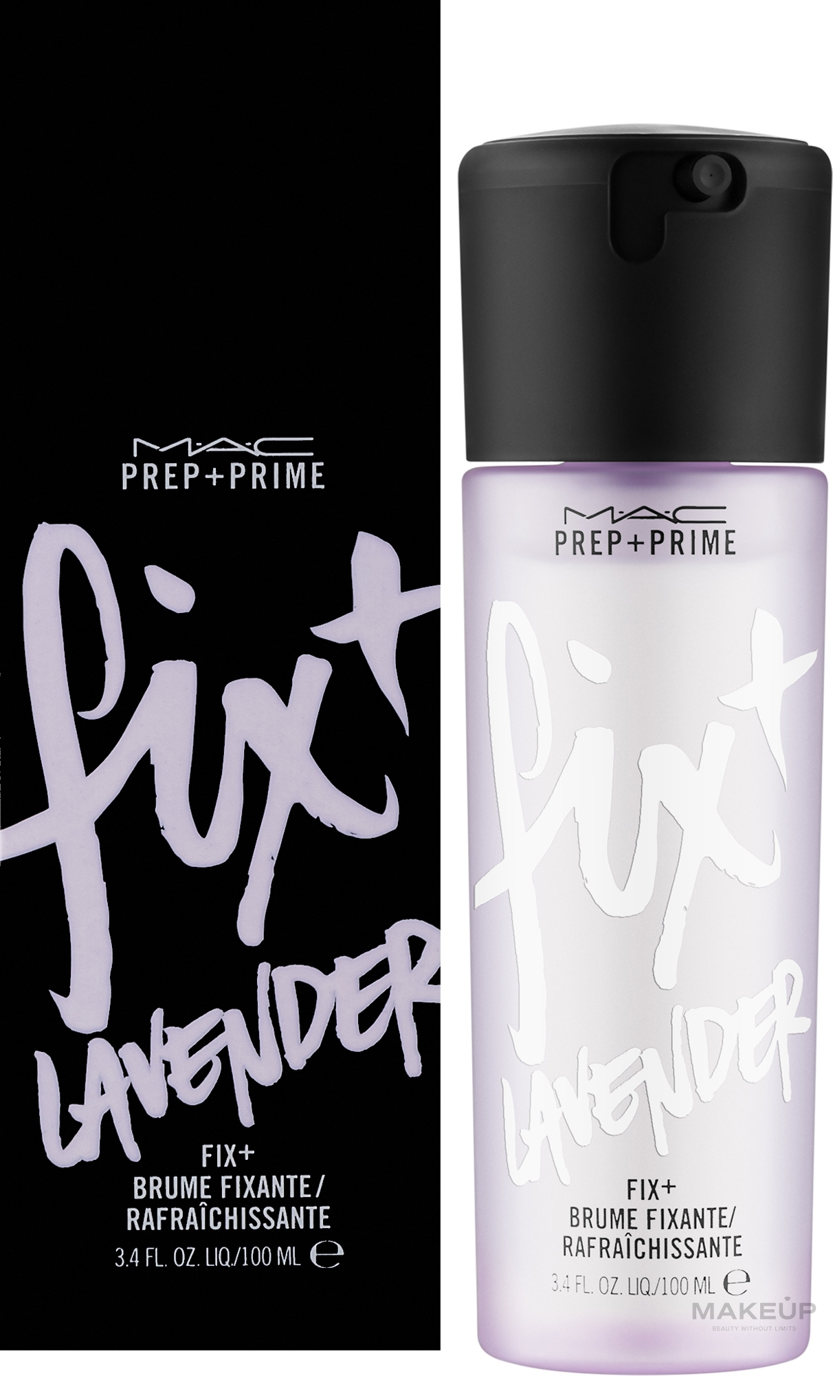 Lawendowa mgiełka do twarzy utrwalająca makijaż - MAC Prep + Prime Fix Plus Spray — Zdjęcie 100 ml