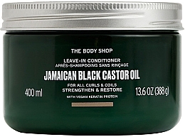 Odżywka do włosów bez spłukiwania z olejem z czarnej rycyny jamajskiej - The Body Shop Jamaican Black Castor Oil Leave-In Conditioner — Zdjęcie N2